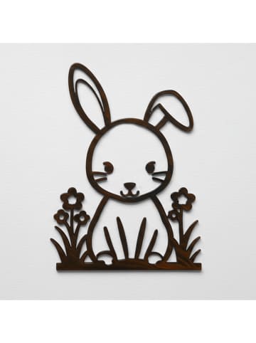 Woody Kids Wanddecoratie zwart - (B)33 x (H)28 cm