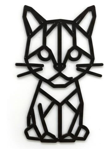 Woody Kids Wanddekoration in Schwarz - (B)33 x (H)25 cm