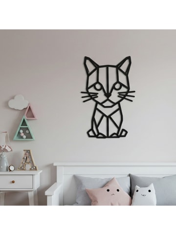 Woody Kids Wanddecoratie zwart - (B)33 x (H)25 cm