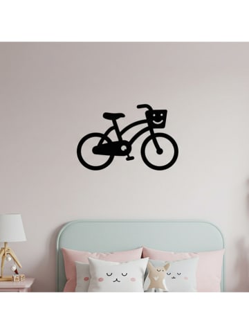 Woody Kids Wanddekoration in Schwarz - (B)33 x (H)25 cm