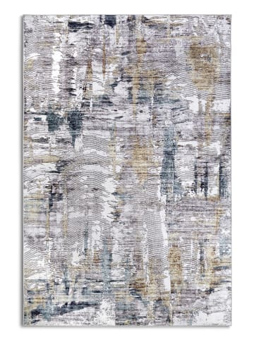 Elle Decoration Dywan "Malard" w kolorze biało-złoto-niebieskim