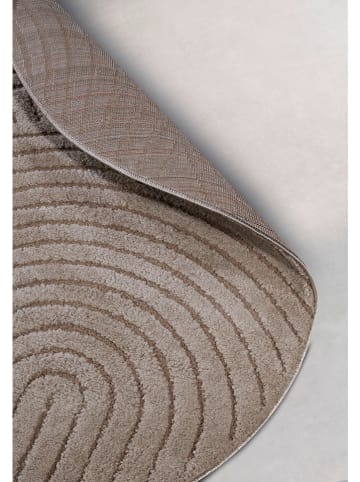 Elle Decoration Laagpolig tapijt ''Panglao'' taupe