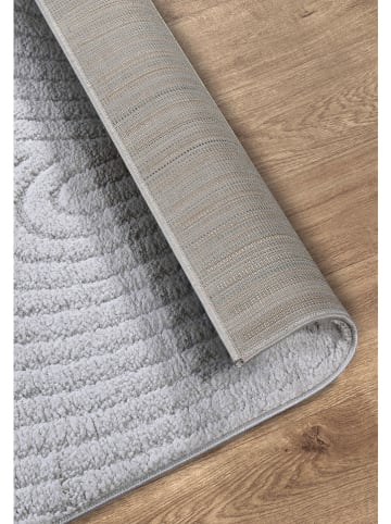 Elle Decoration Hochflor-Teppich "Panglao" in Hellgrau