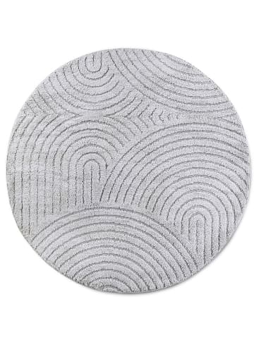 Elle Decoration Kurzflor-Teppich ''Panglao'' in Hellgrau