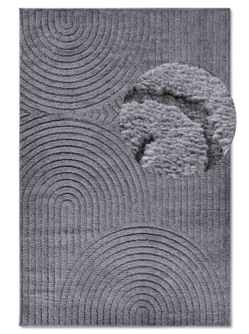 Elle Decoration Kurzflor-Teppich ''Panglao'' in Anthrazit
