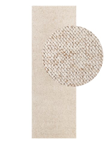 Elle Decoration Laagpolig tapijt "Rocco" crème