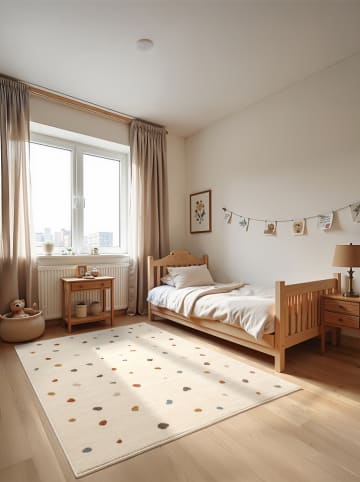 Hanse Home Kurzflor-Teppich in Creme/ Bunt