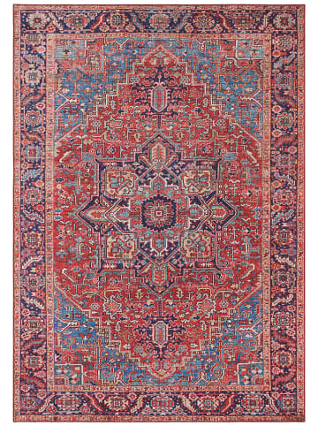 Nouristan Laagpolig tapijt "Amata" rood