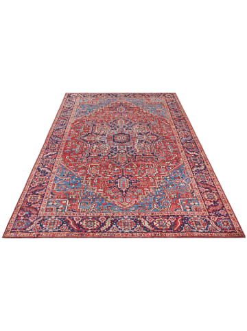 Nouristan Laagpolig tapijt "Amata" rood