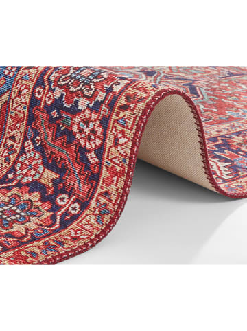 Nouristan Laagpolig tapijt "Amata" rood
