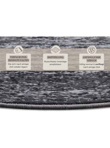 Hanse Home Kurzflor-Teppich "Méridional" in Grau