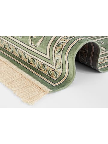 Nouristan Webteppich "Antik Flowers" in Grün/ Creme