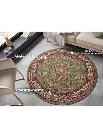 Hanse Home Laagpolig tapijt groen/rood