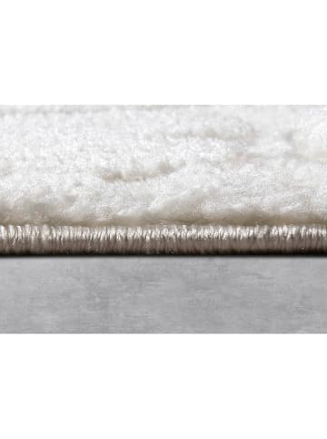 Elle Decoration Hochflor-Teppich "Artistique" in Weiß/ Creme