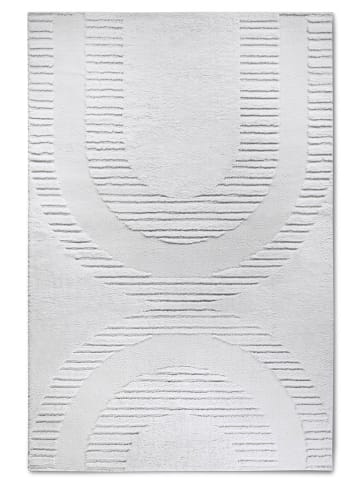 Elle Decoration Hochflor-Teppich "Bartoux" in Weiß