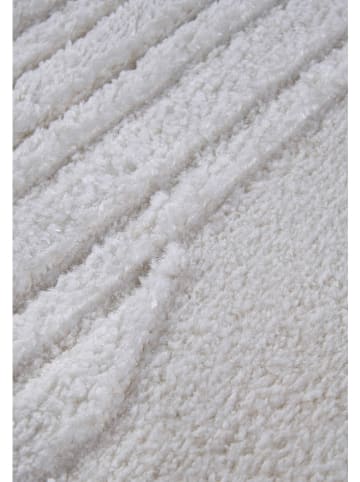 Elle Decoration Hochflor-Teppich "Bartoux" in Weiß