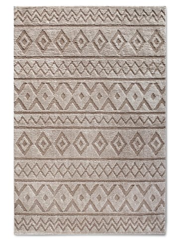 Elle Decoration Hoogpolig tapijt "Itinerance" beige