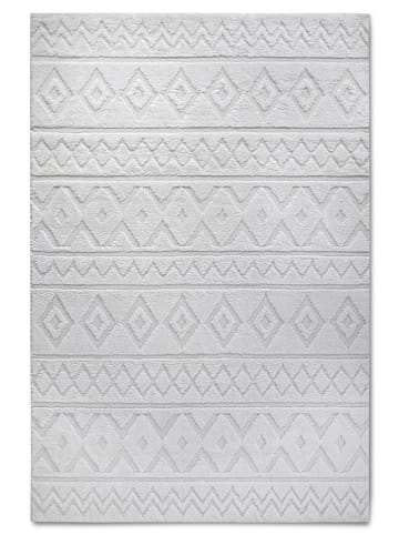 Elle Decoration Hochflor-Teppich "Itinerance" in Weiß