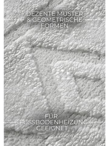 Elle Decoration Hoogpolig tapijt "Itinerance" wit