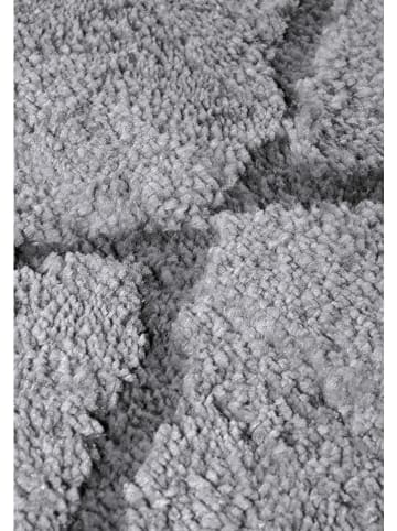 Elle Decoration Hochflor-Teppich "Perrotin" in Hellgrau