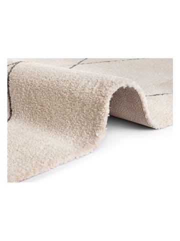 Elle Decoration Kurzflor-Teppich "Massy" in Creme