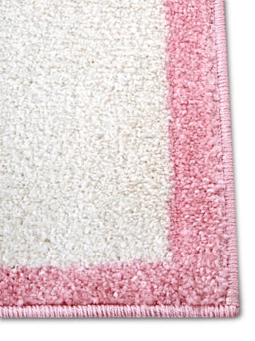 Hanse Home Laagpolig tapijt "Bouncy" wit/lichtroze