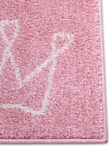 Hanse Home Dywan "Crowns" w kolorze jasnoróżowo-białym