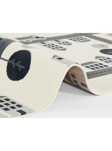 Hanse Home Laagpolig tapijt crème/grijs