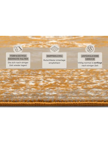 Hanse Home Kurzflor-Teppich "Méridional" in Senf