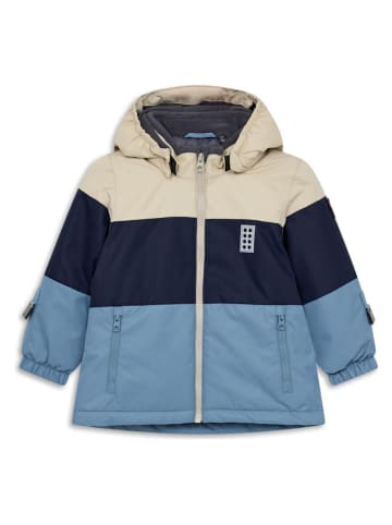LEGO Ski-/Snowboardjas "Jeri" lichtblauw/donkerblauw/beige