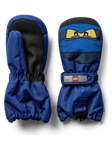 LEGO Rękawiczki narciarskie "Agan" w kolorze niebieskim