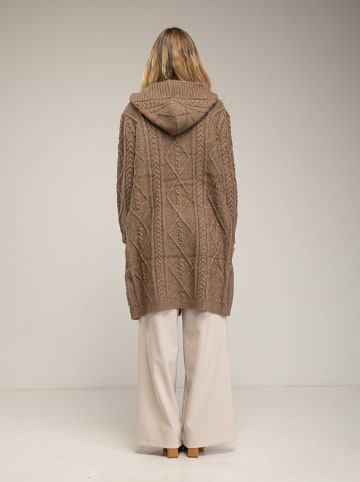 Tantra Cardigan in Hellbraun