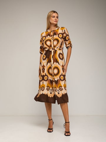 Tantra Kleid in Beige/ Hellbraun