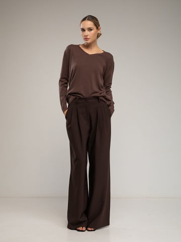 Tantra Spodnie w kolorze brązowym