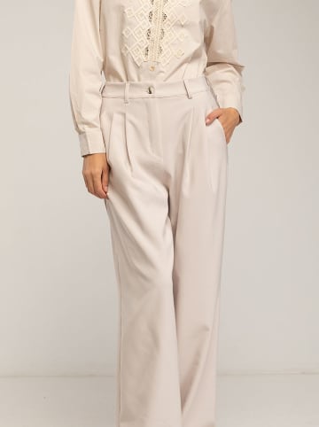 Tantra Spodnie w kolorze beżowym