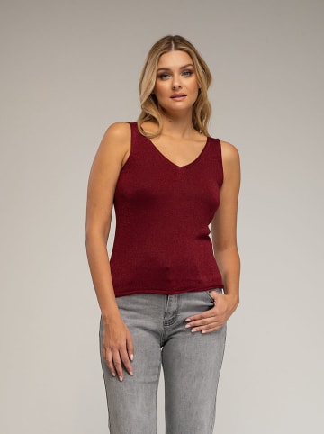Tantra Top w kolorze bordowym