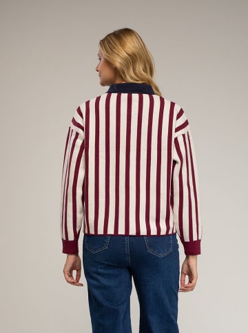 Tantra Sweter w kolorze kremowo-bordowym