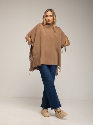 Tantra Poncho lichtbruin