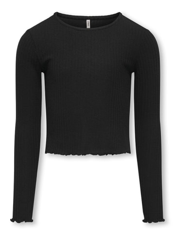 KIDS ONLY Longsleeve in Schwarz