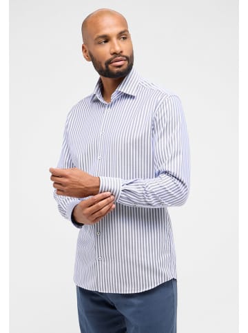 Eterna Hemd - Modern fit - in Blau/ Weiß
