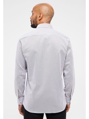 Eterna Blouse - modern fit - bruin/wit