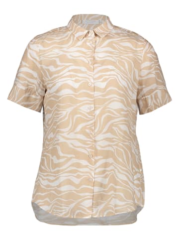 Eterna Hemd - Regular fit - in Beige/ Weiß