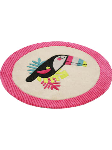 ESPRIT Kurzflor-Teppich "Toucan" in Pink/ Creme