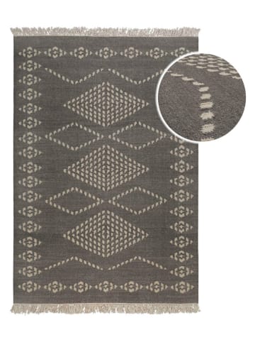 Green Looop Woll-Teppich "Belmont" in Grau