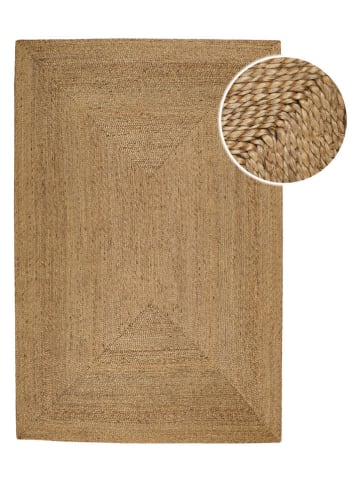 Green Looop Jute tapijt "Loop Collins" lichtbruin
