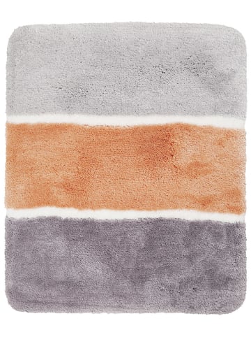Homie Living Hoogpolige badmat "Rio Marina" cognackleurig/grijs
