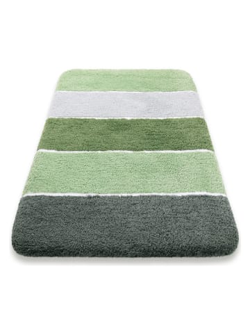 Homie Living Hochflor-Badvorleger "Rio Marina" in Grün/ Grau