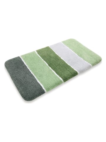 Homie Living Hochflor-Badvorleger "Rio Marina" in Grün/ Grau