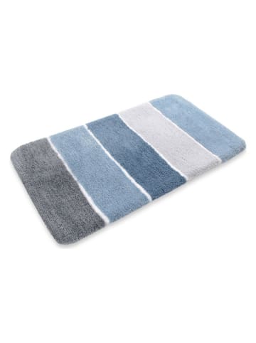 Homie Living Dywanik łazienkowy "Rio Marina" w kolorze niebiesko-szarym