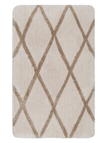 Homie Living Hochflor-Badvorleger "San Bosa" in Beige/ Taupe